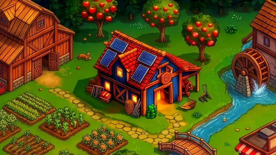 The guild house.